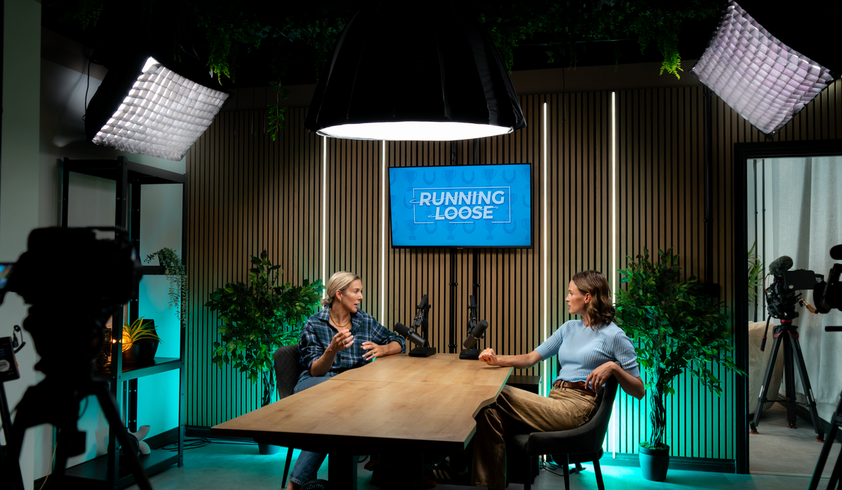 A video podcast being recorded at Seven Studios in Doncaster